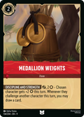 Medallion Weights Disney Lorcana card