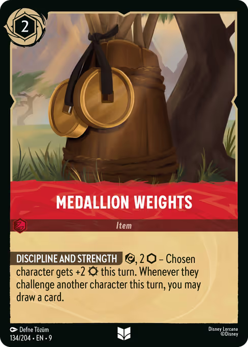 Medallion Weights Disney Lorcana card