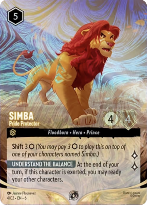 Simba - Pride Protector Disney Lorcana card