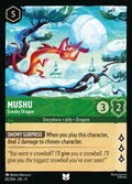 Mushu - Sneaky Dragon Disney Lorcana card