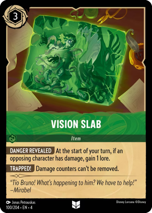 Vision Slab Disney Lorcana card
