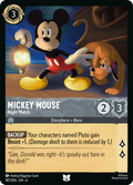 Mickey Mouse - Night Watch Disney Lorcana card