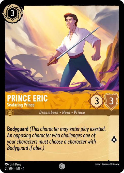 Prince Eric - Seafaring Prince Disney Lorcana card
