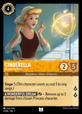 Cinderella - Gentle and Kind Disney Lorcana card