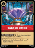 Devil's Eye Diamond Disney Lorcana card