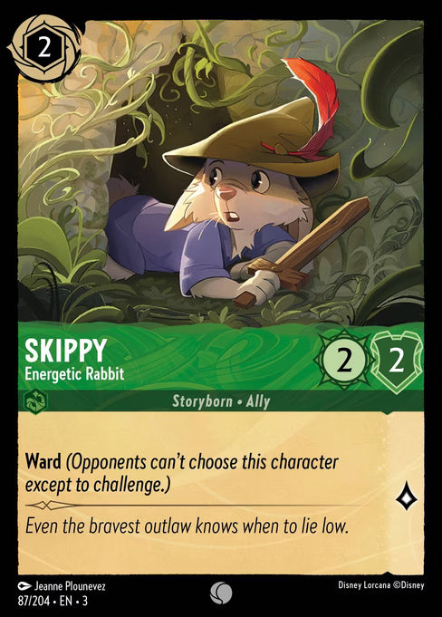 Skippy - Energetic Rabbit Disney Lorcana card