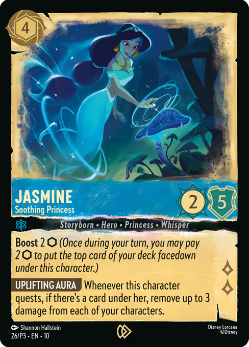 Jasmine - Soothing Princess Disney Lorcana card