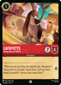 Lafayette - Sleepy Basset Hound Disney Lorcana card