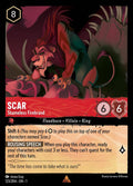 Scar - Shameless Firebrand Disney Lorcana card