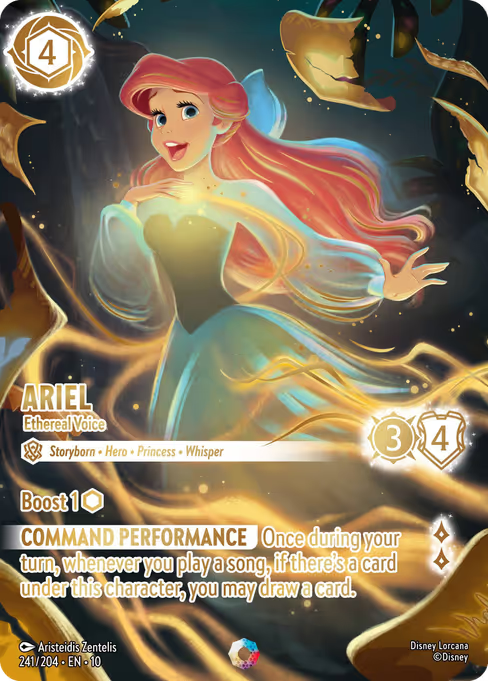 Ariel - Ethereal Voice Disney Lorcana card
