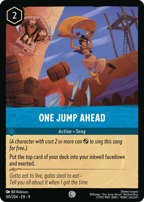 One Jump Ahead Disney Lorcana card