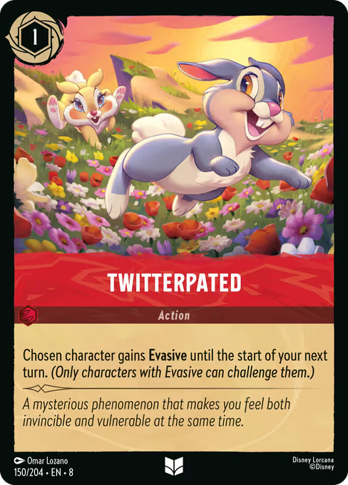 Twitterpated Disney Lorcana card