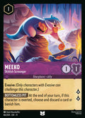 Meeko - Skittish Scrounger Disney Lorcana card