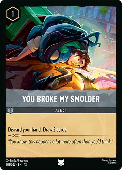 You Broke My Smolder Disney Lorcana card