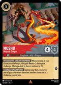 Mushu - Majestic Dragon Disney Lorcana card