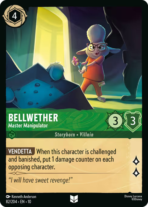 Bellwether - Master Manipulator Disney Lorcana card