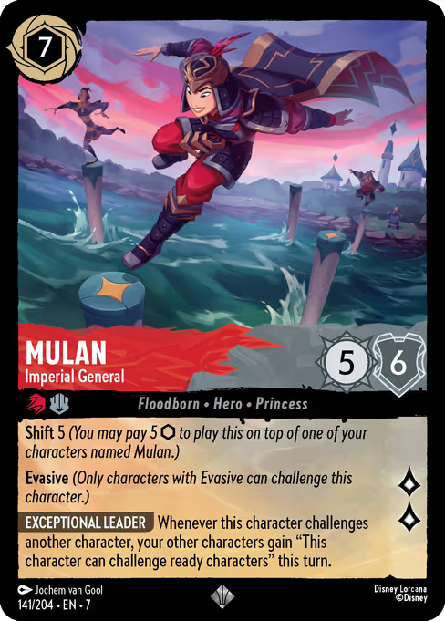 Mulan - Imperial General Disney Lorcana card