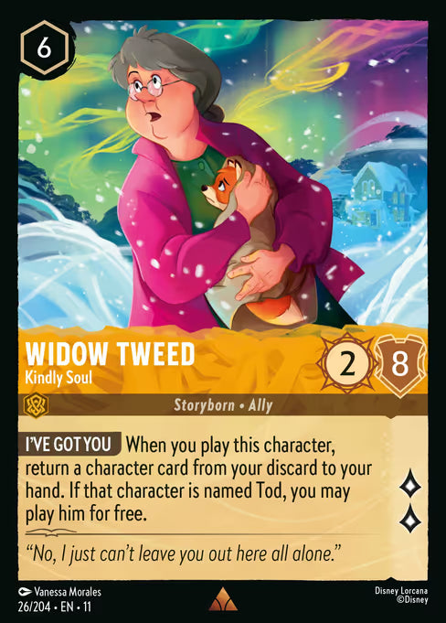 Widow Tweed - Kindly Soul Disney Lorcana card