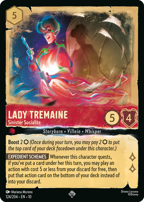 Lady Tremaine - Sinister Socialite Disney Lorcana card