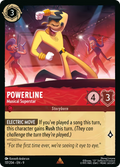 Powerline - Musical Superstar Disney Lorcana card