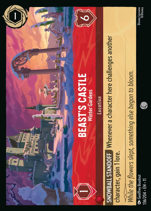 Beast's Castle - Winter Gardens Disney Lorcana card