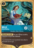 Belle - Always Reading Disney Lorcana card