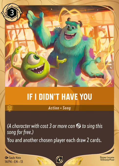 If I Didn't Have You Disney Lorcana card