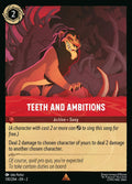 Teeth and Ambitions Disney Lorcana card