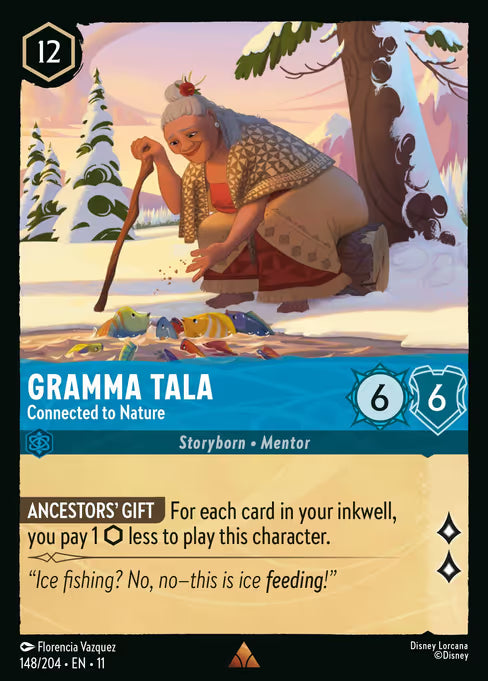 Gramma Tala - Connected to Nature Disney Lorcana card