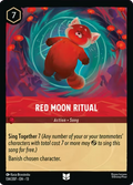 Red Moon Ritual Disney Lorcana card