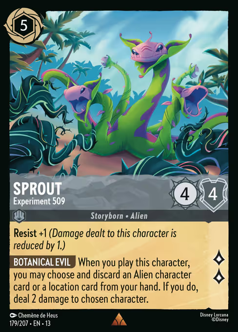 Sprout - Experiment 509 Disney Lorcana card