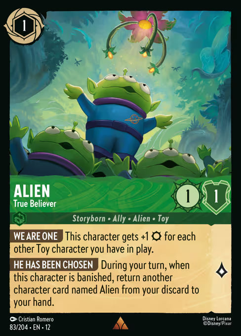 Alien - True Believer Disney Lorcana card