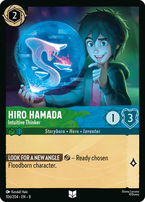 Hiro Hamada - Intuitive Thinker Disney Lorcana card