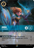 Anna - True-Hearted Disney Lorcana card