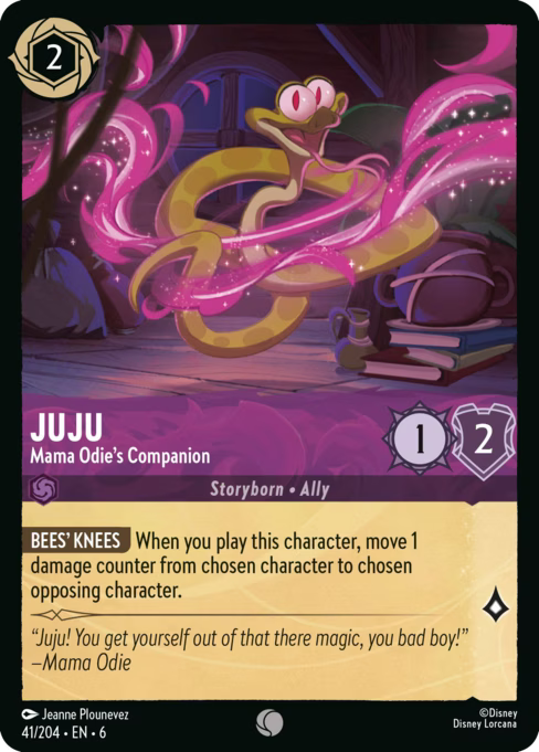 Juju - Mama Odie's Companion Disney Lorcana card
