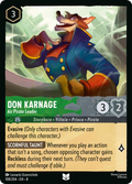 Don Karnage - Air Pirate Leader Disney Lorcana card