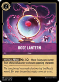 Rose Lantern Disney Lorcana card