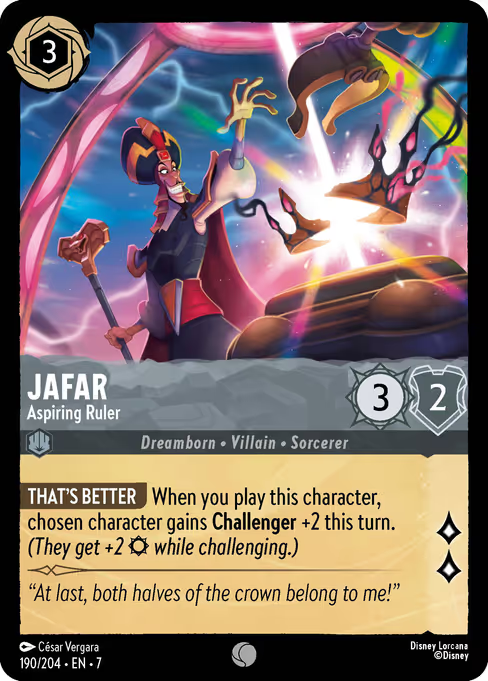 Jafar - Aspiring Ruler Disney Lorcana card