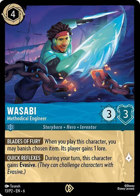 Wasabi - Methodical Engineer Disney Lorcana card