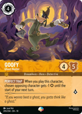 Goofy - Ghost Hunter Disney Lorcana card