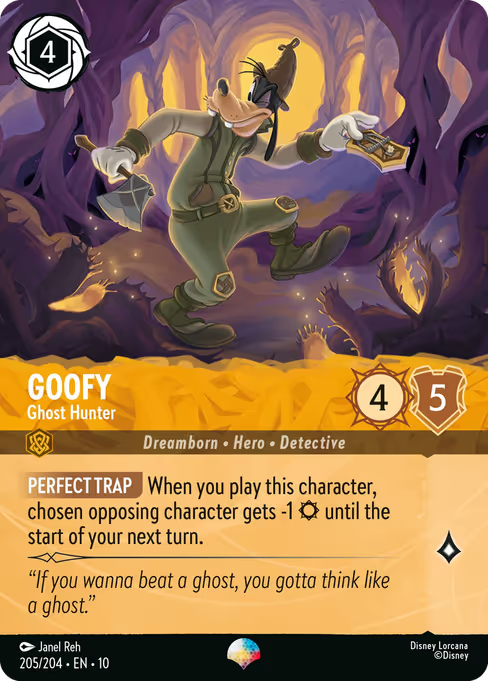 Goofy - Ghost Hunter Disney Lorcana card