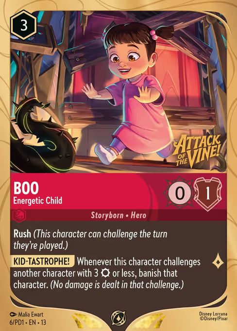 Boo - Energetic Child Disney Lorcana card