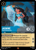 Jasmine - Inspired Researcher Disney Lorcana card