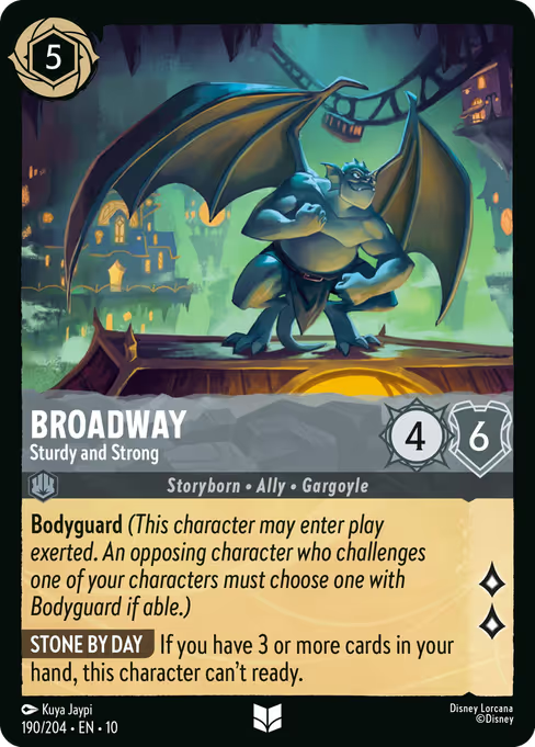 Broadway - Sturdy and Strong Disney Lorcana card