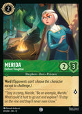 Merida - Defiant Daughter Disney Lorcana card