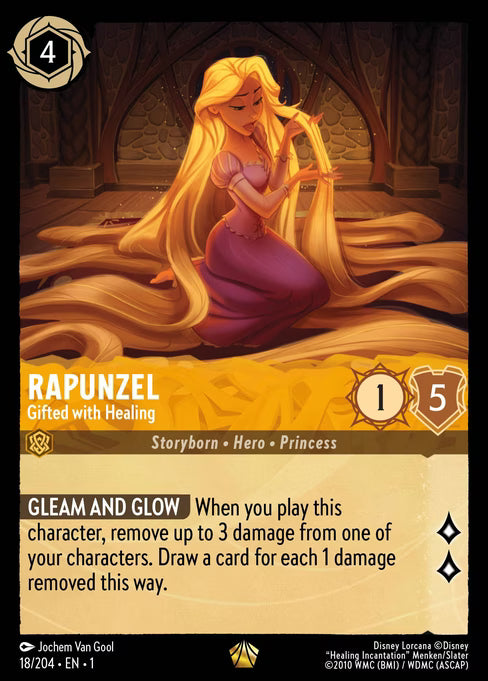 Rapunzel - Gifted with Healing Disney Lorcana card