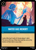 Water Has Memory Disney Lorcana card