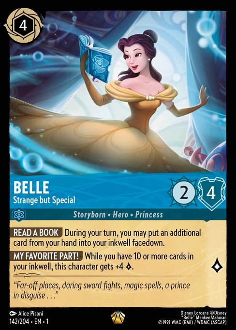 Belle - Strange but Special Disney Lorcana card