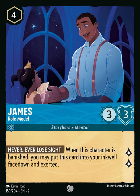 James - Role Model Disney Lorcana card