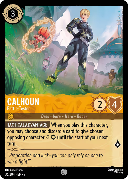 Calhoun - Battle-Tested Disney Lorcana card